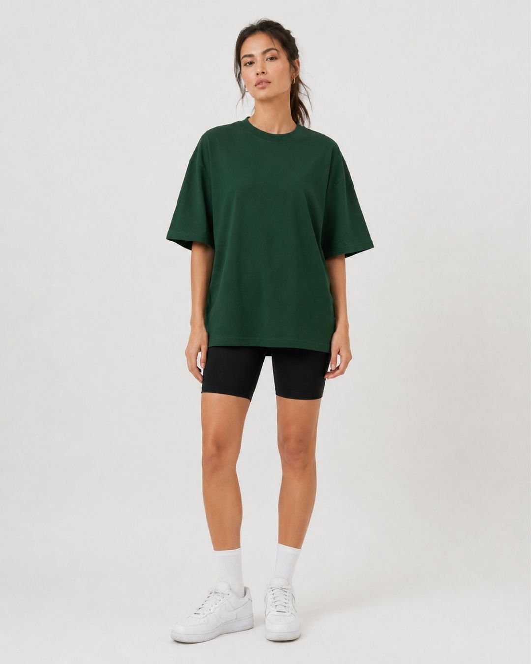 BOTTLE GREEN WOMEN'S OVERSIZED CLASSIC T-SHIRT