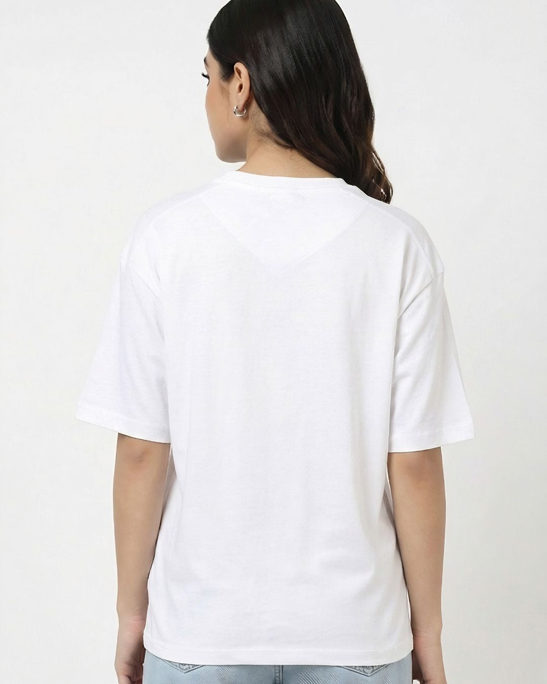 CHERRY MUCH WOMEN OVERSIZED GRAPHIC T-SHIRT