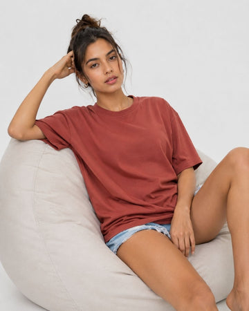 CORAL WOMEN'S OVERSIZED CLASSIC T-SHIRT