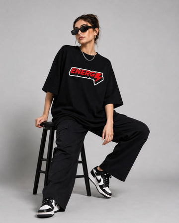 ENERGY WOMEN OVERSIZED GRAPHIC T-SHIRT