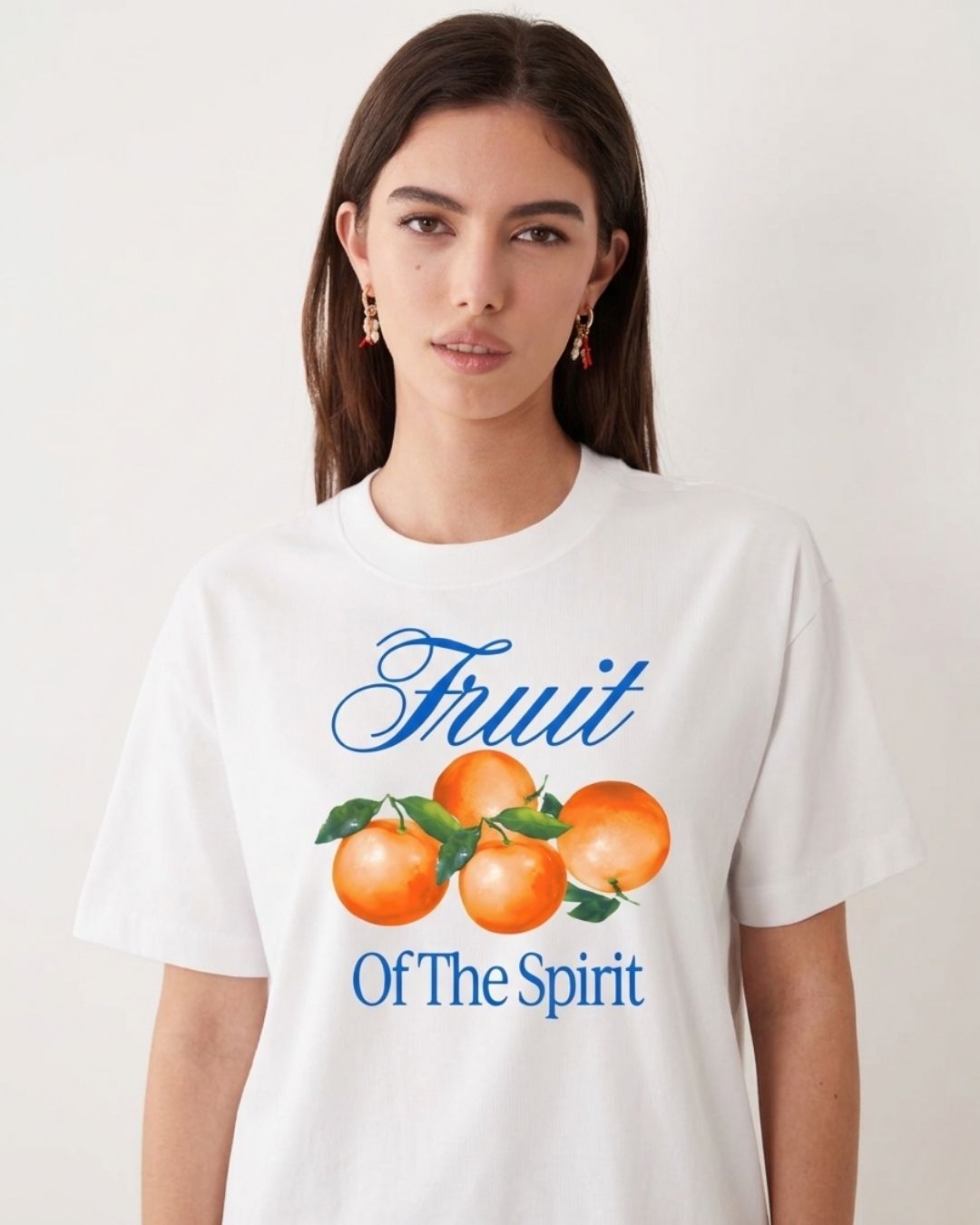 FRUIT SPIRIT WOMEN OVERSIZED GRAPHIC T-SHIRT