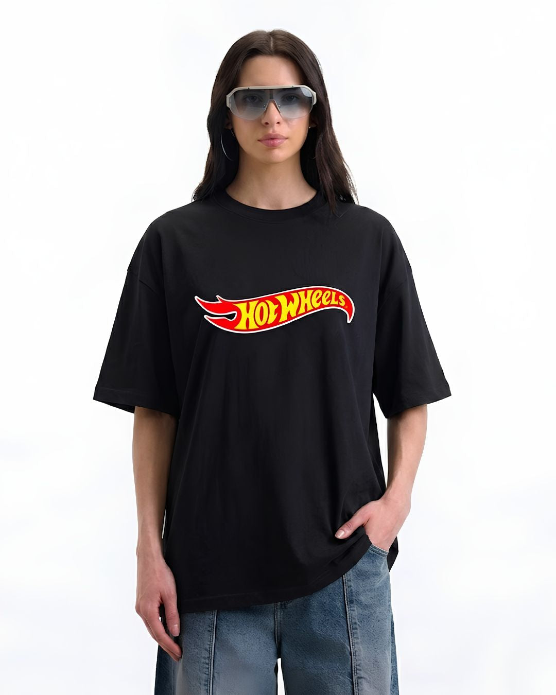 HOT WHEELS WOMEN OVERSIZED GRAPHIC T-SHIRT