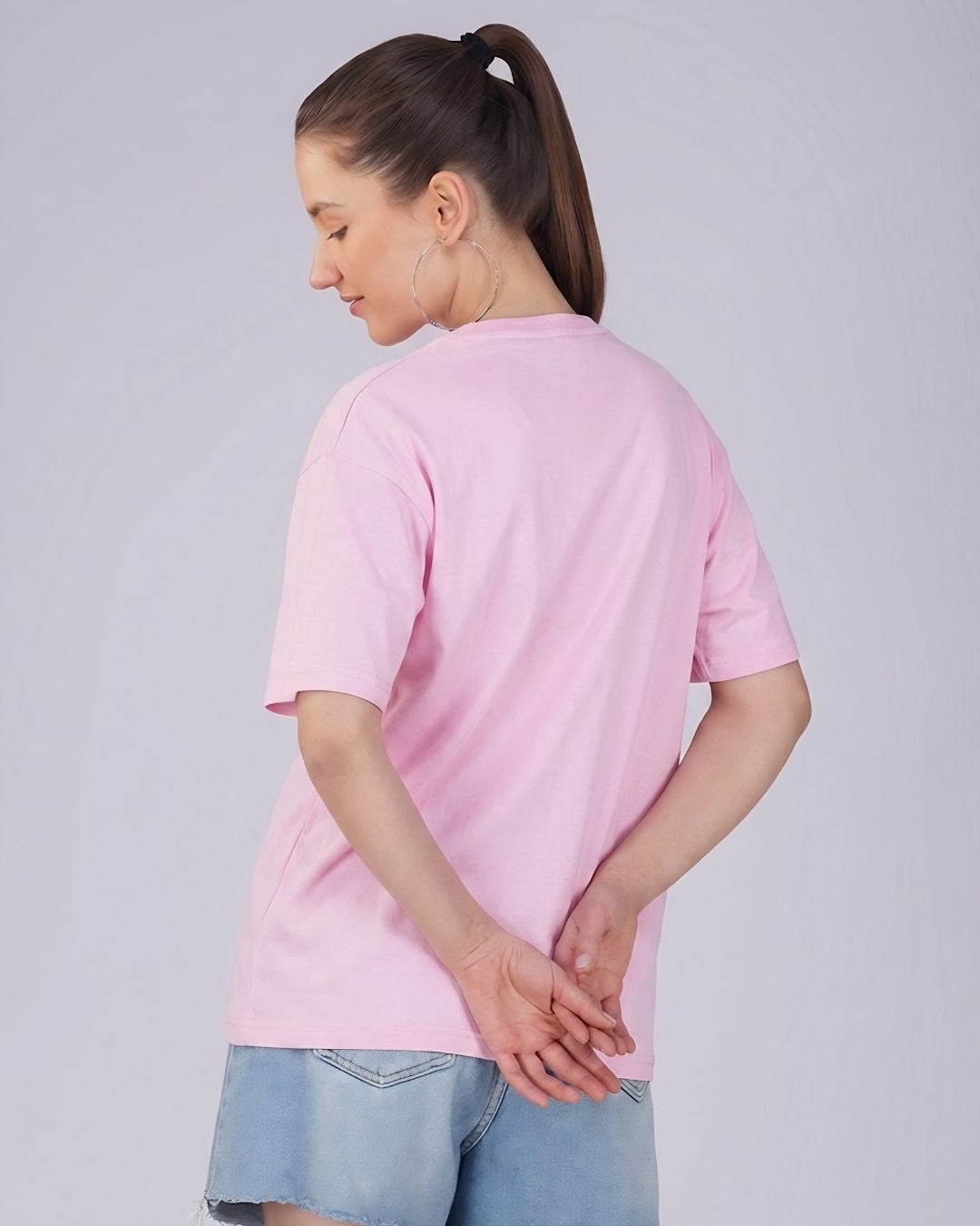 KEEP PUSHING FORWARD WOMEN OVERSIZED GRAPHIC T-SHIRT