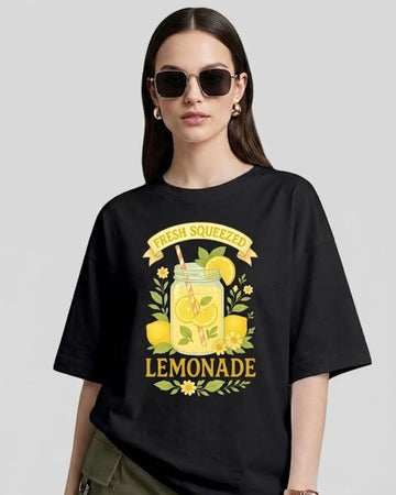 LEMONADE WOMEN OVERSIZED GRAPHIC T-SHIRT