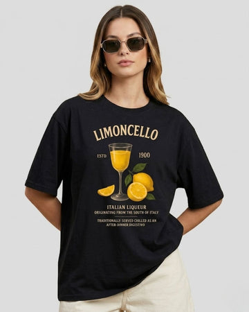LIMONCELLO WOMEN OVERSIZED GRAPHIC T-SHIRT
