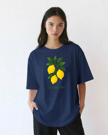 LIMONCELLO WOMEN OVERSIZED GRAPHIC T-SHIRT