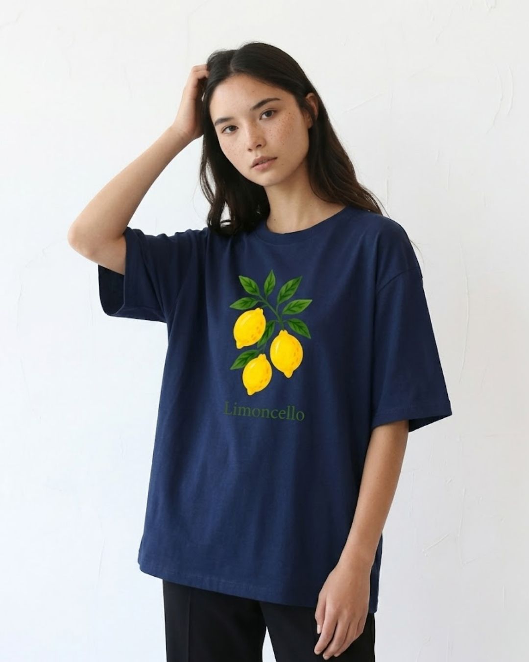 LIMONCELLO WOMEN OVERSIZED GRAPHIC T-SHIRT