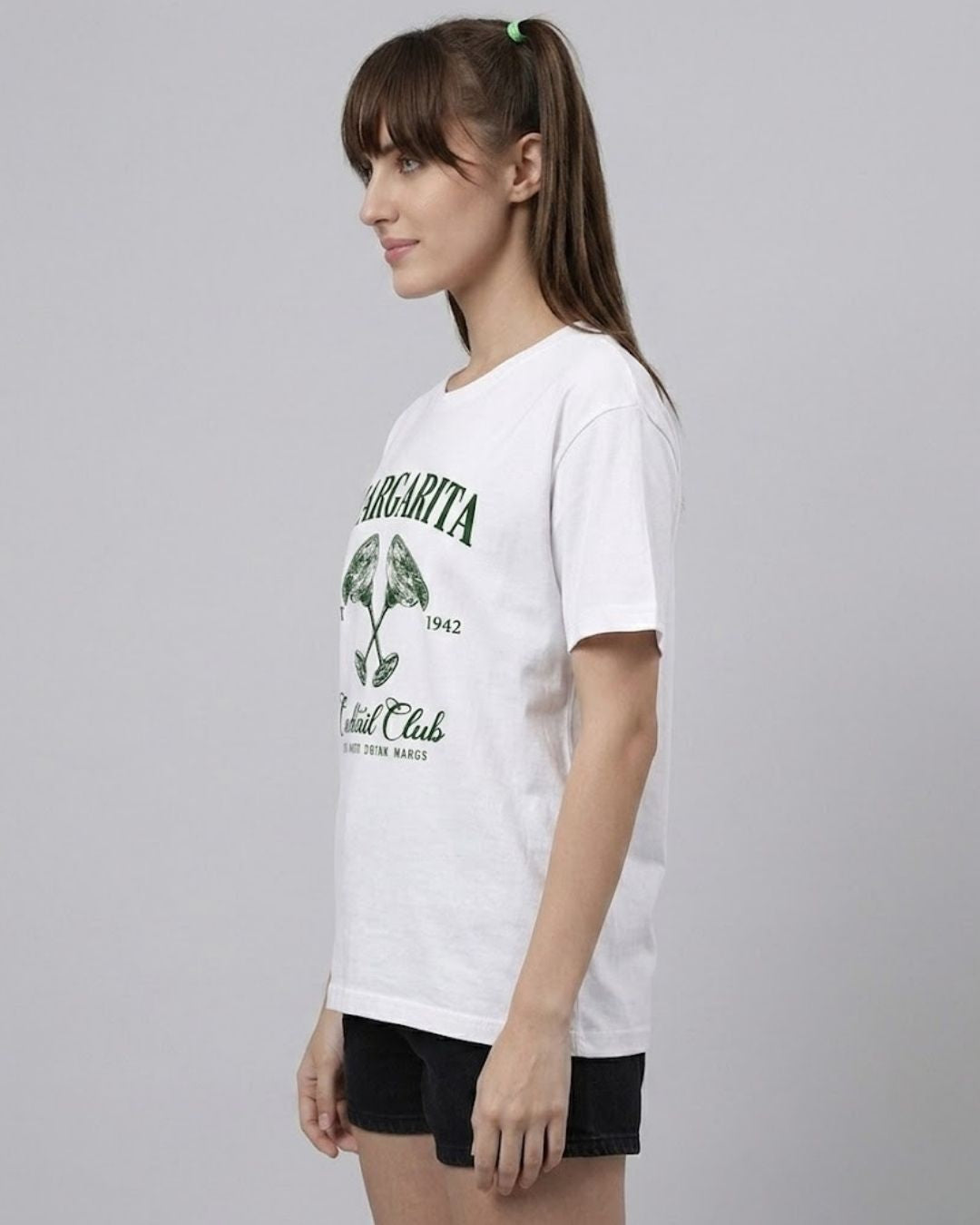 MARGARITA WOMEN OVERSIZED GRAPHIC T-SHIRT