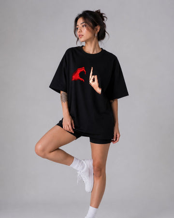 MERCILESS WOMEN OVERSIZED GRAPHIC T-SHIRT