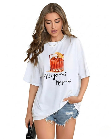 NEGRONI WOMEN OVERSIZED GRAPHIC T-SHIRT