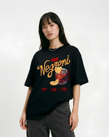 NEGRONI WOMEN OVERSIZED GRAPHIC T-SHIRT
