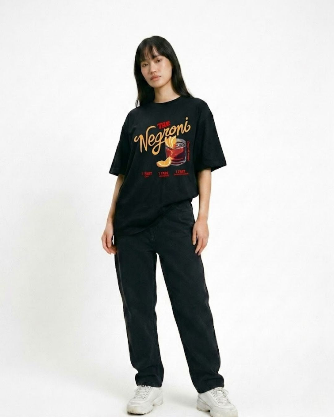 NEGRONI WOMEN OVERSIZED GRAPHIC T-SHIRT