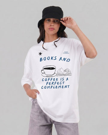 PERFECT COMPLEMENT WOMEN OVERSIZED GRAPHIC T-SHIRT