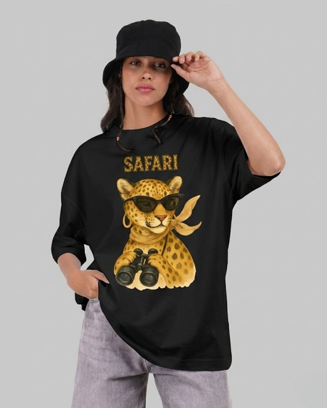 SAFARI WOMEN OVERSIZED GRAPHIC T-SHIRT