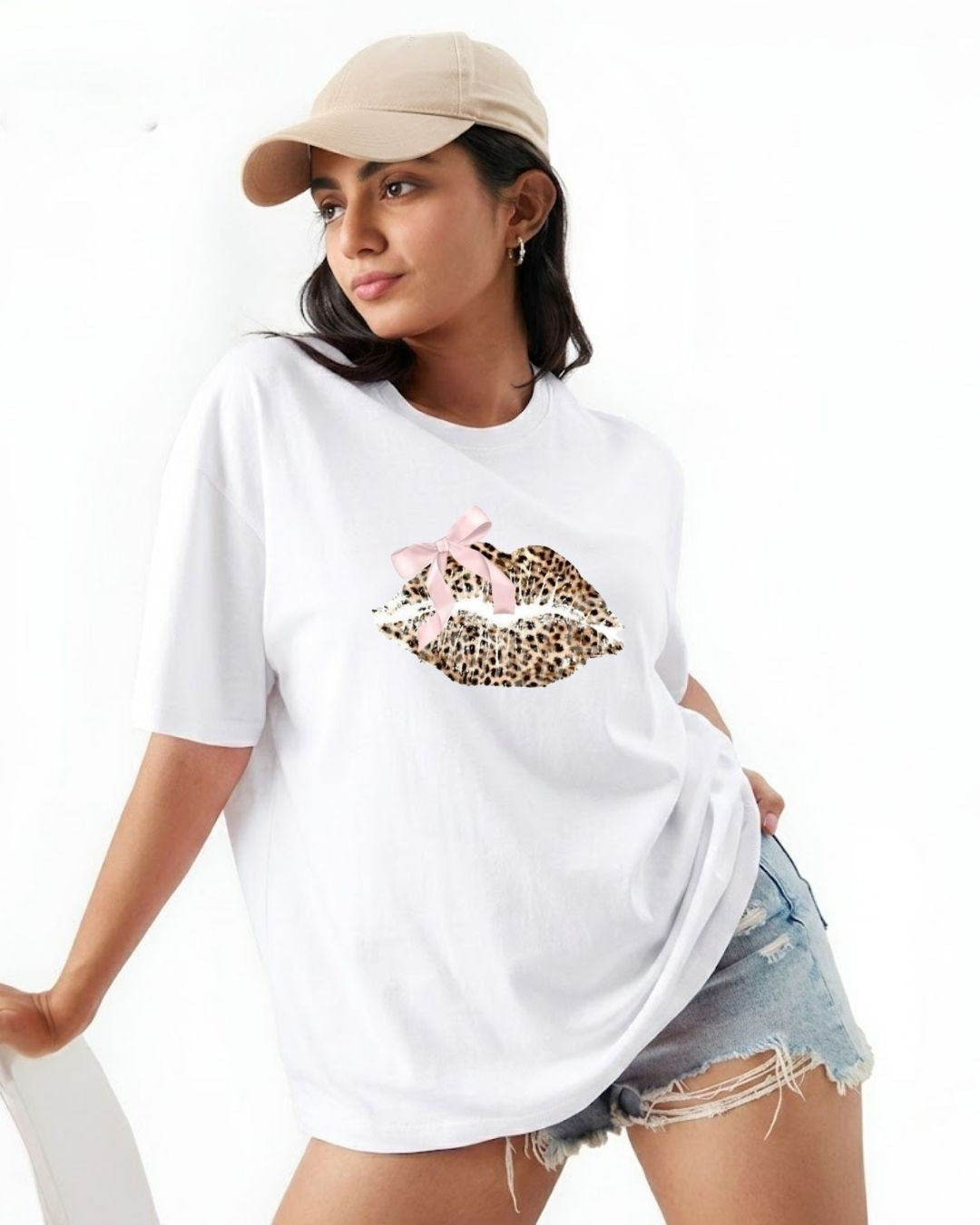 WILD BLUSH WOMEN OVERSIZED GRAPHIC T-SHIRT